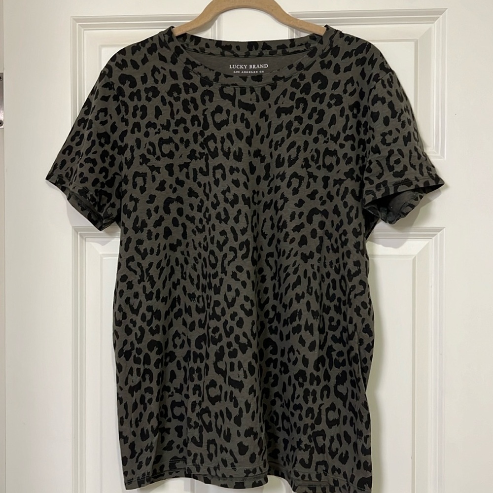 Lucky Brand Animal Print Tee